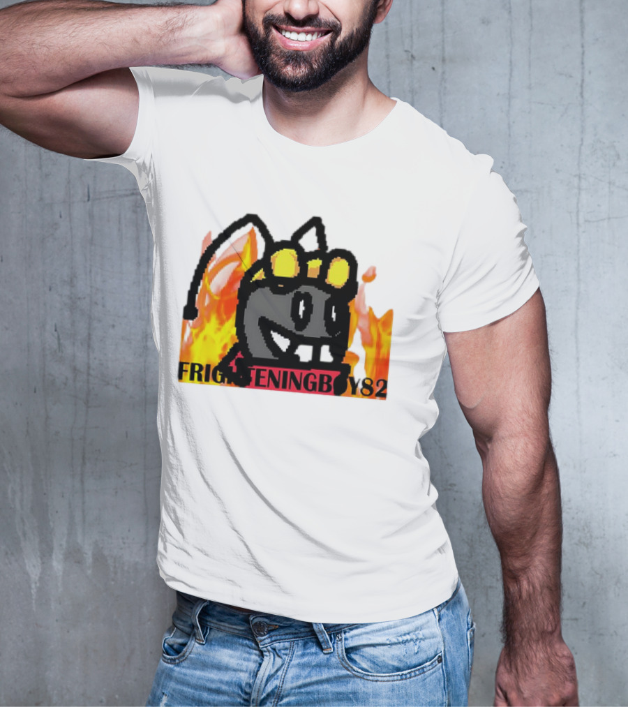 Moth FrighteningBoy82 Fire Background T-Shirt