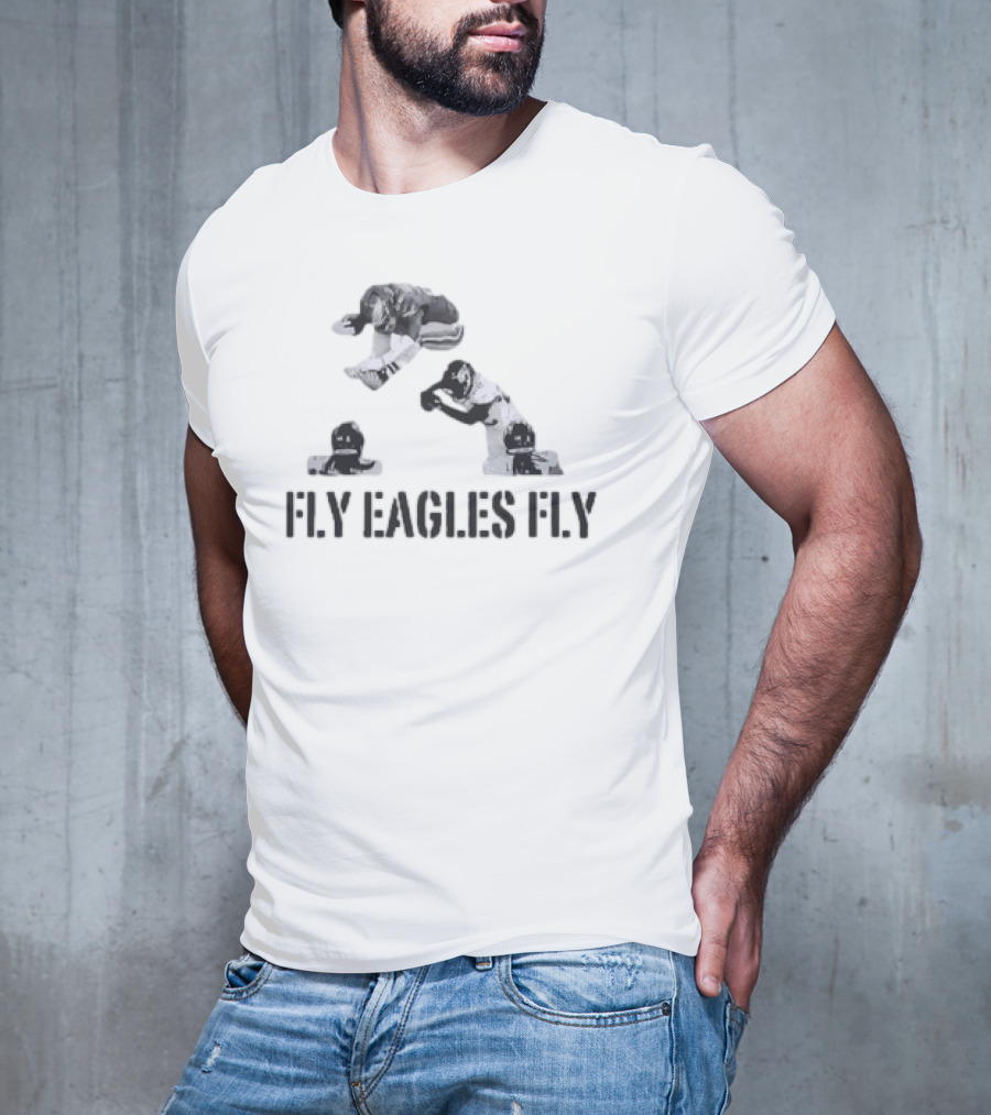 Fly Eagles Fly Saquon Barkley Hurdle Football Moment T-Shirt