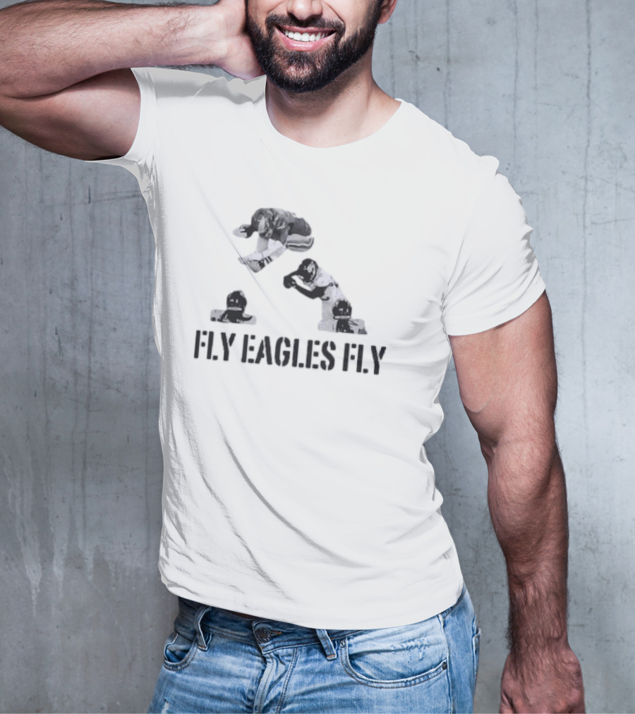 Fly Eagles Fly Saquon Barkley Hurdle Football Moment T-Shirt