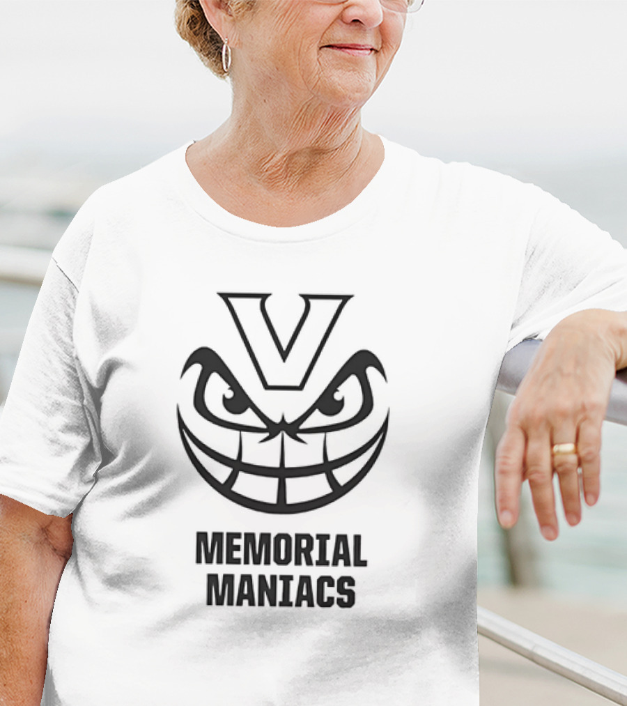 Vanderbilt Commodores Memorial Maniacs V Logo Grinning Face T-Shirt