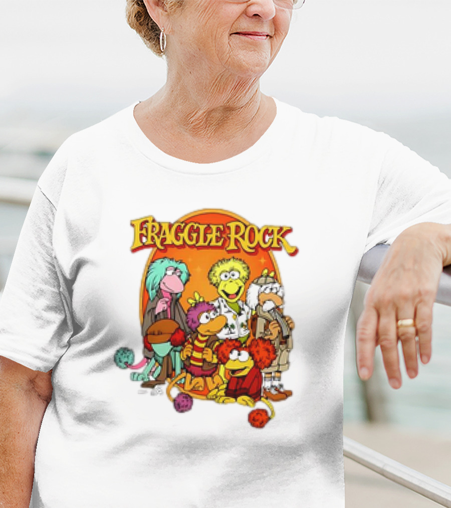 Fraggle Rock Group Cartoon Characters T-Shirt