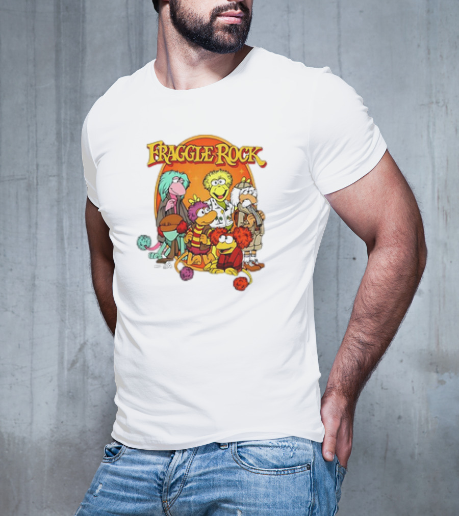 Fraggle Rock Group Cartoon Characters T-Shirt