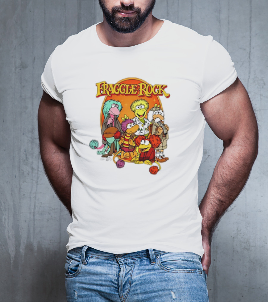 Fraggle Rock Group Cartoon Characters T-Shirt