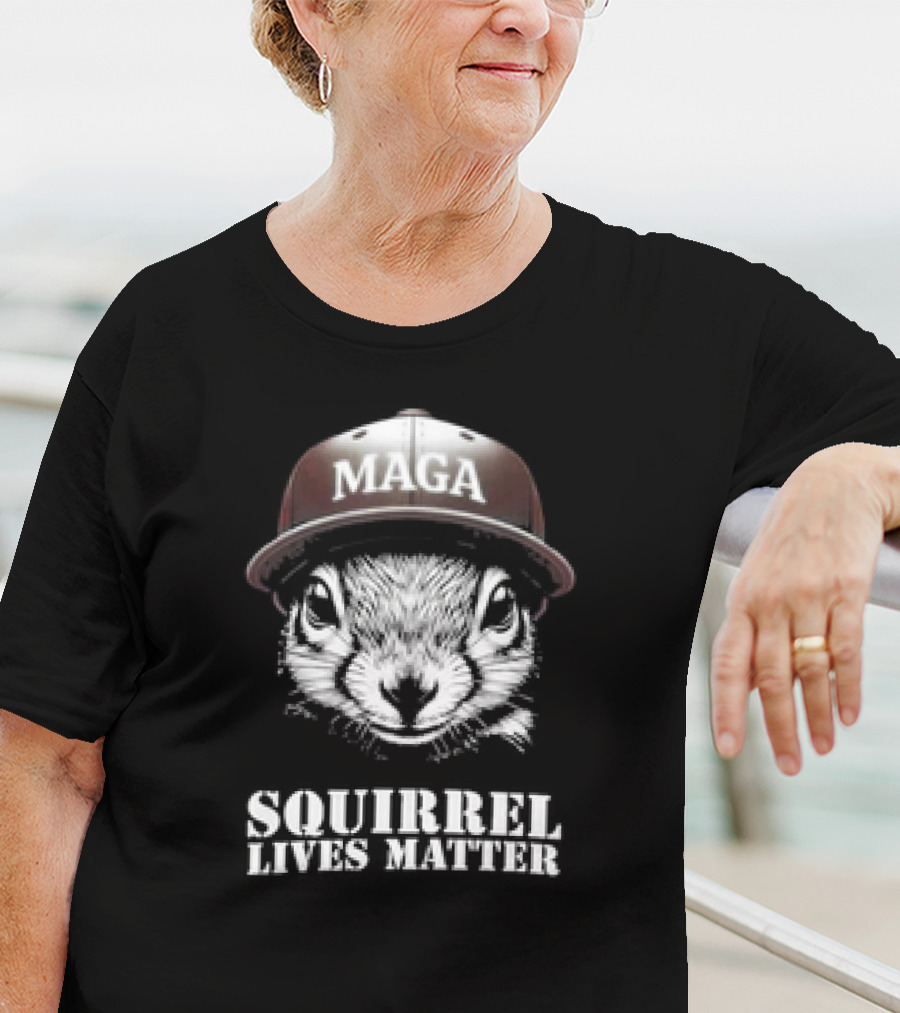 MAGA Hat Squirrel Lives Matter T-Shirt