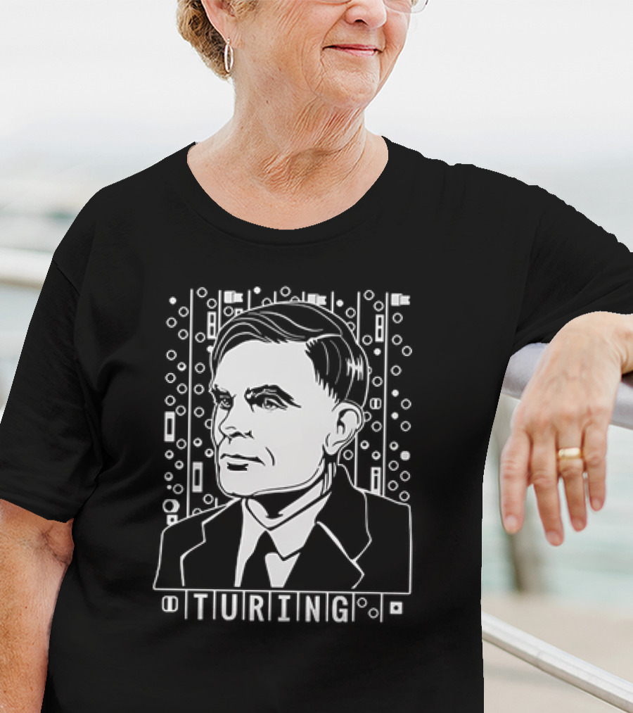 Turing Alan Binary Circuit T-Shirt