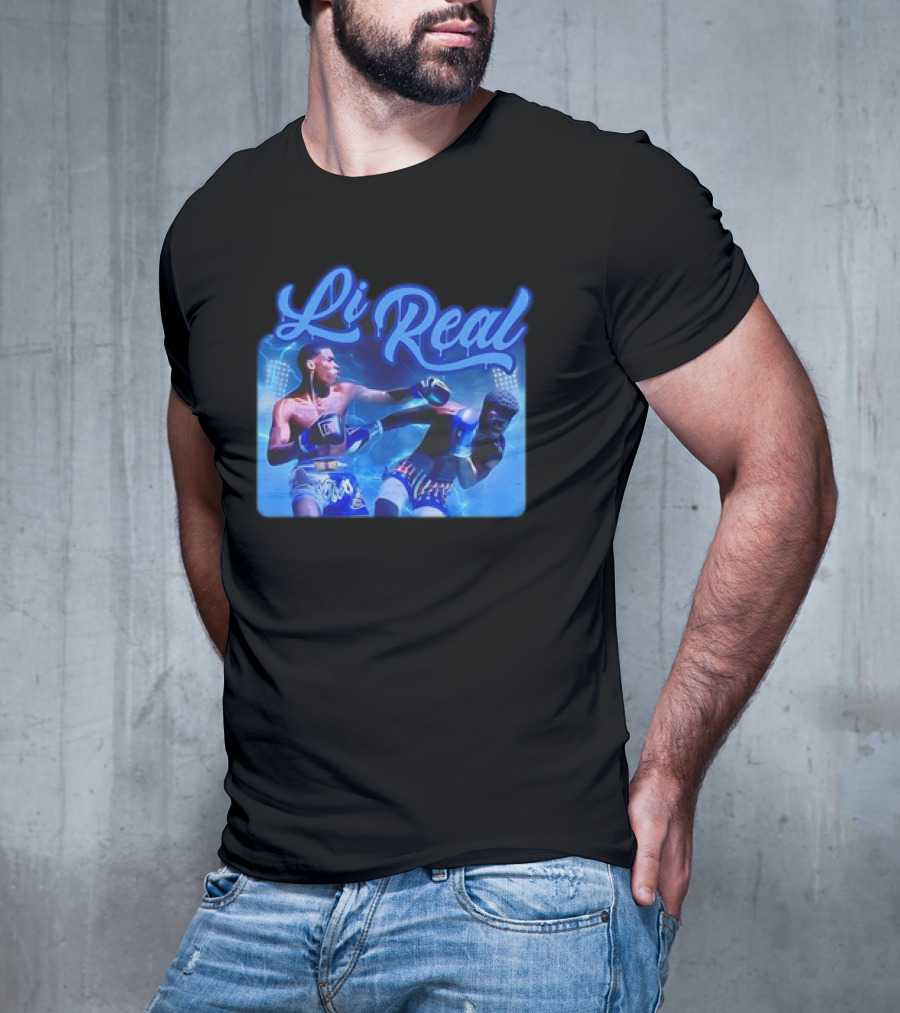 Li Real Boxing Match Action Scene T-Shirt