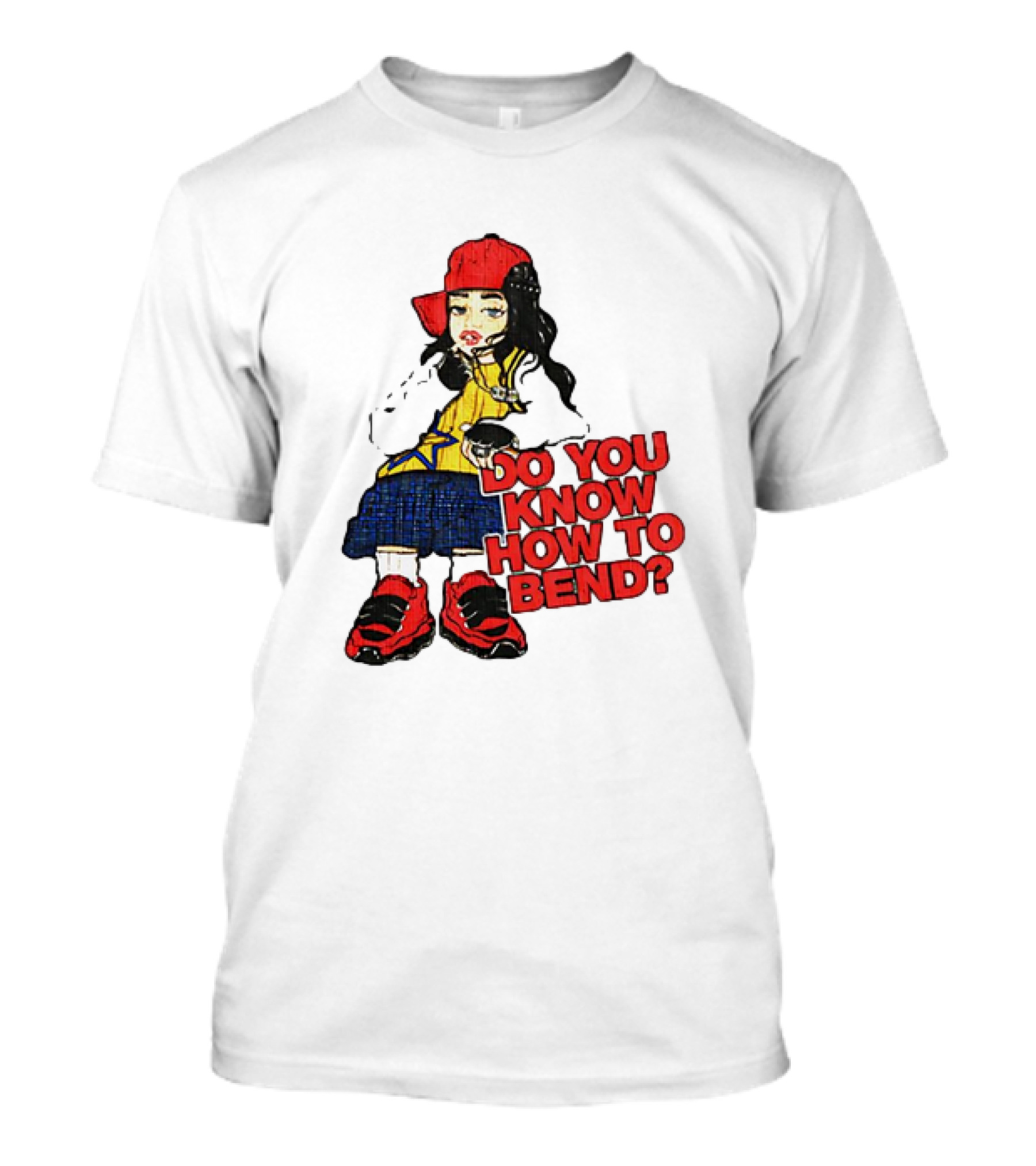 Billie Eilish Do You Know How To Bend Styled Cartoon T-Shirt