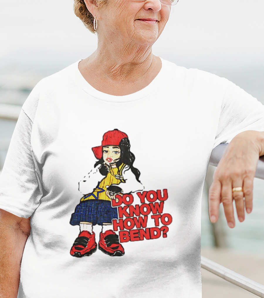 Billie Eilish Do You Know How To Bend Styled Cartoon T-Shirt