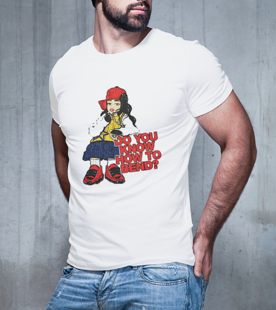 Billie Eilish Do You Know How To Bend Styled Cartoon T-Shirt