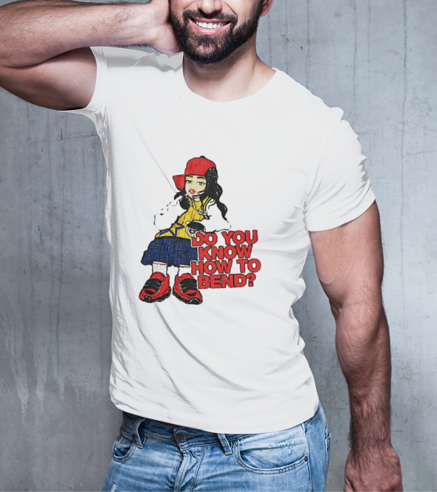 Billie Eilish Do You Know How To Bend Styled Cartoon T-Shirt