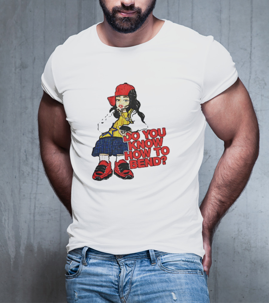 Billie Eilish Do You Know How To Bend Styled Cartoon T-Shirt