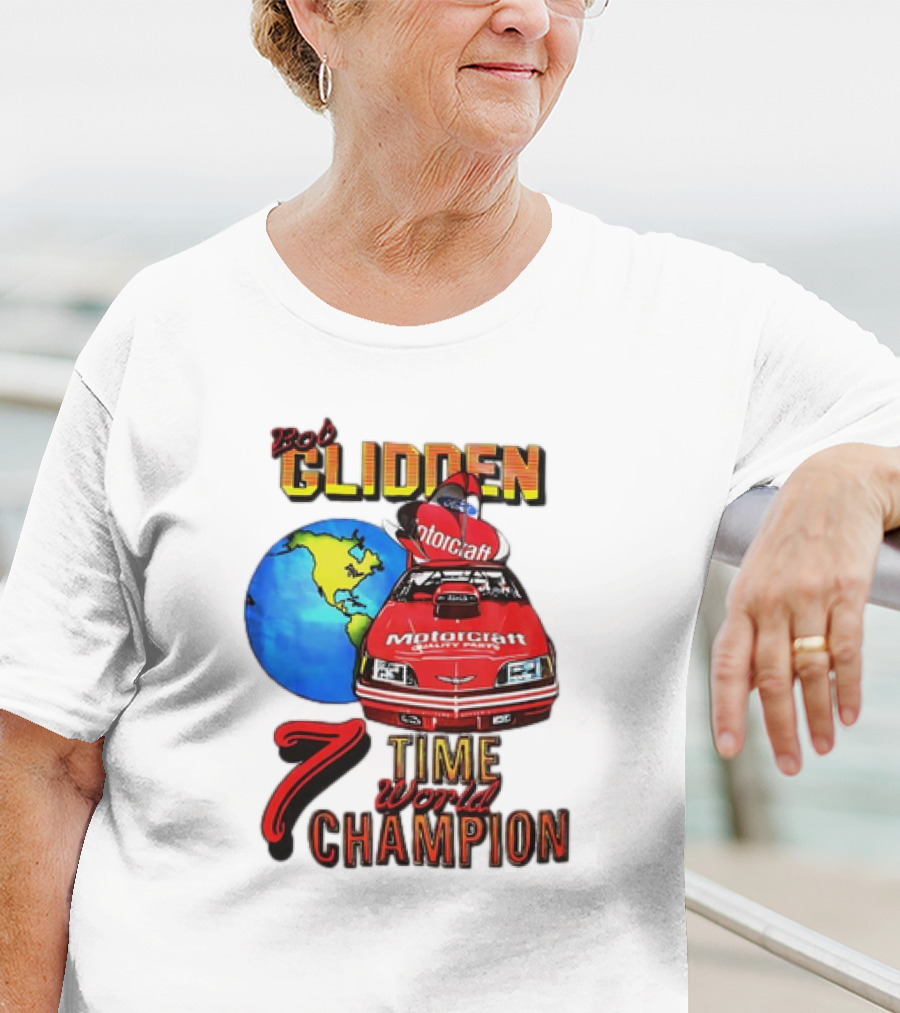 Bob Glidden Motorcraft Racing 7 Time World Champion T-Shirt