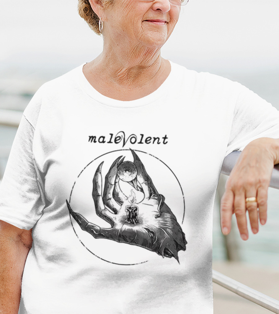 Malevolent Hand With Candle And Eye In Circle T-Shirt