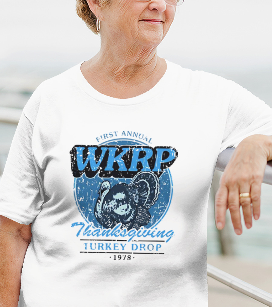 WKRP First Annual Thanksgiving Turkey Drop 1978 T-Shirt