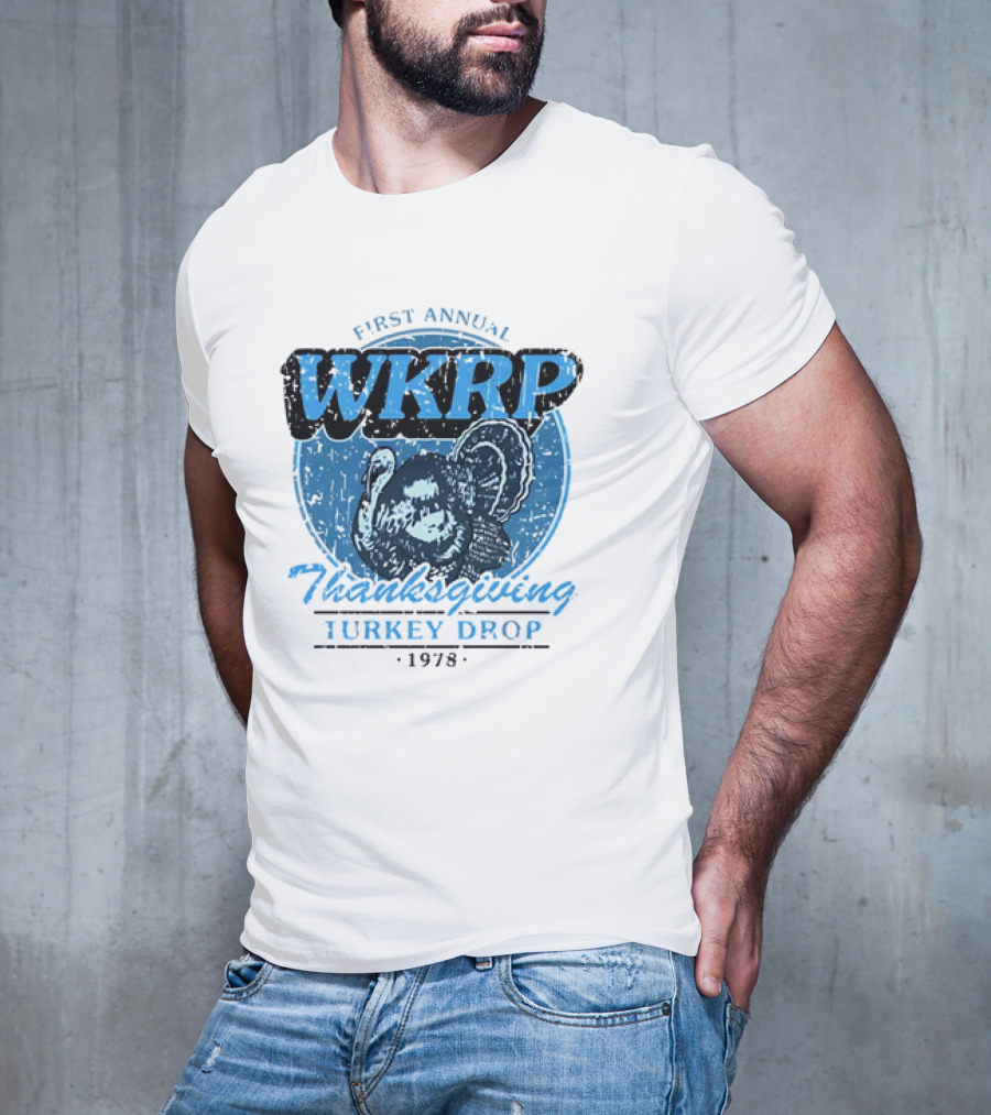 WKRP First Annual Thanksgiving Turkey Drop 1978 T-Shirt