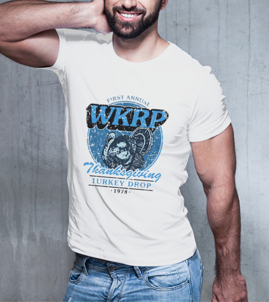 WKRP First Annual Thanksgiving Turkey Drop 1978 T-Shirt