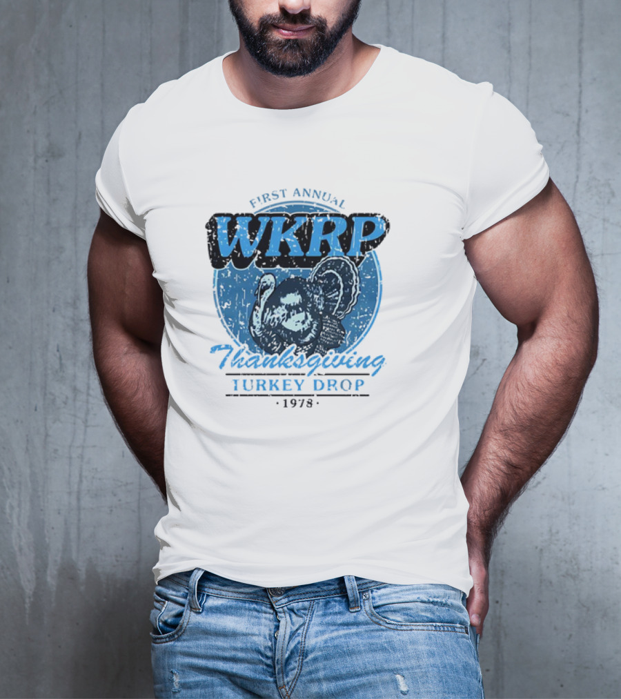 WKRP First Annual Thanksgiving Turkey Drop 1978 T-Shirt
