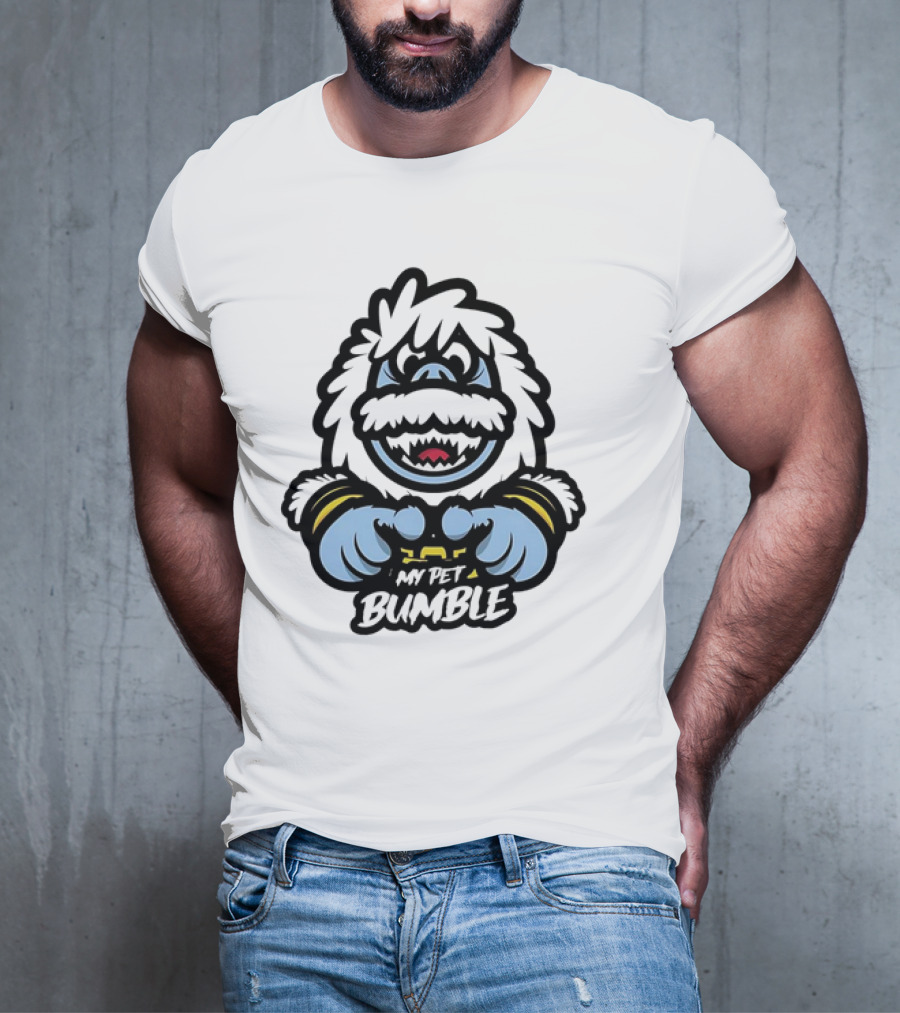 My Pet Bumble Abominable Snow Monster Yeti Holding T-Shirt