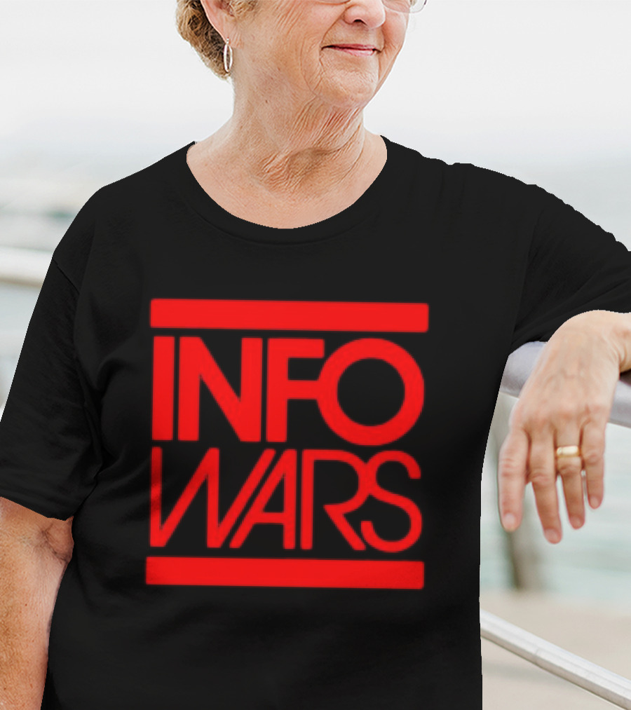 Info Wars Red Logo Alex Jones T-Shirt