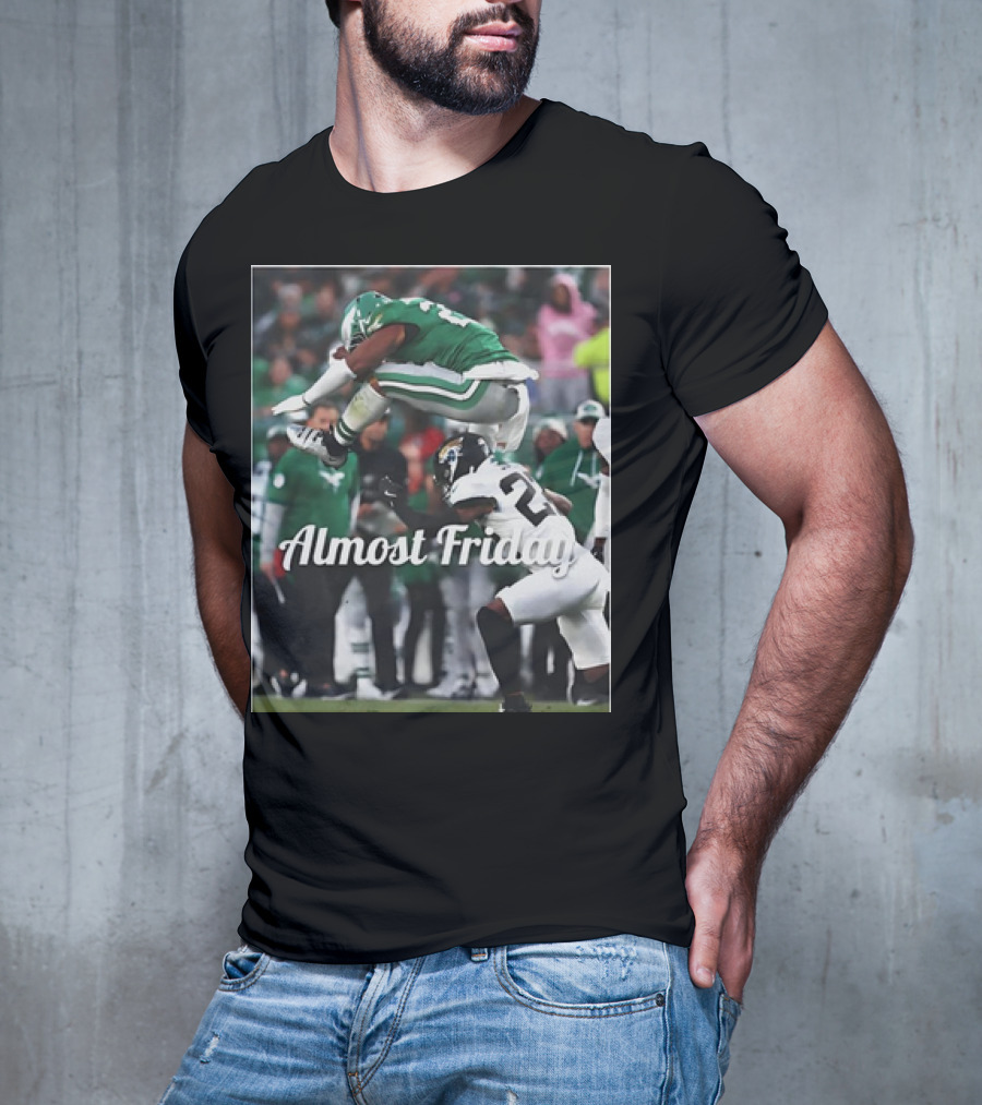 Almost Friday Saquon Barkley Hurdle Over Philadelphia Eagles T-Shirt