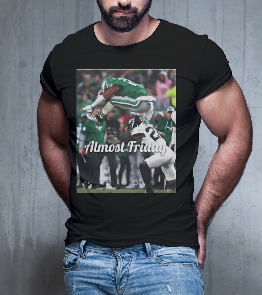 Almost Friday Saquon Barkley Hurdle Over Philadelphia Eagles T-Shirt