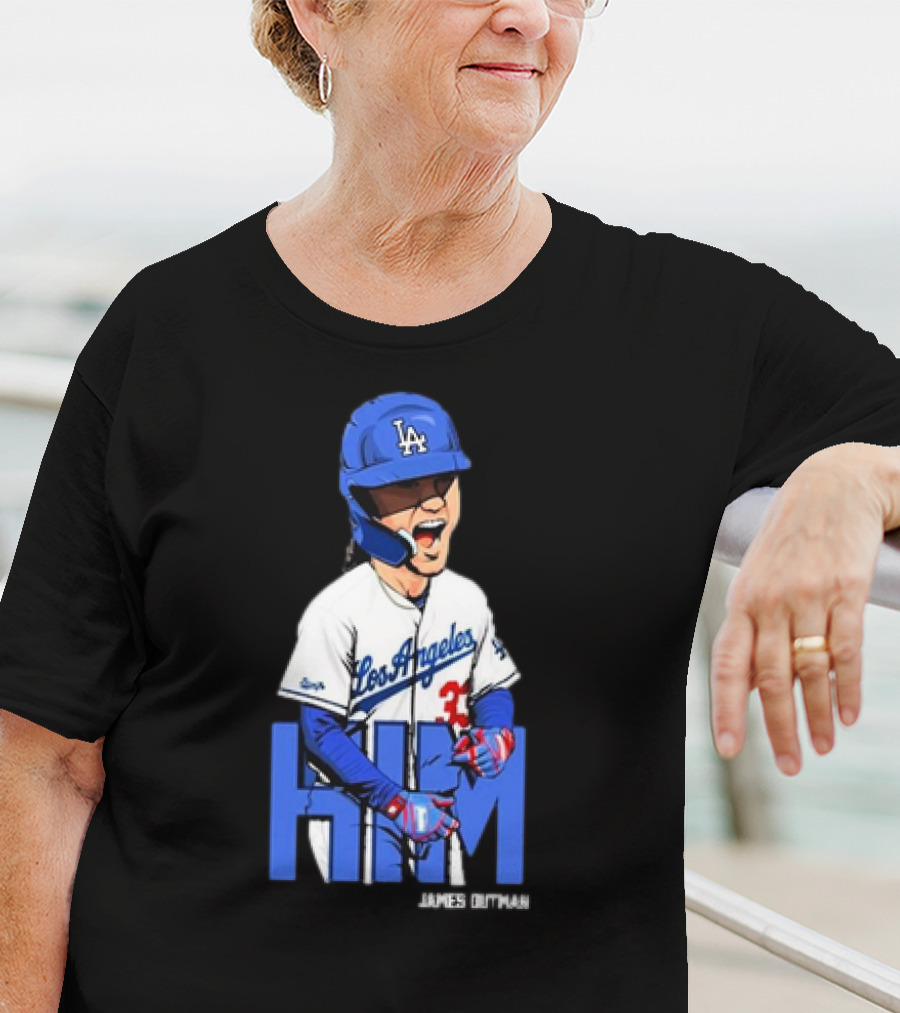 Los Angeles Dodgers James Outman HIM Baseball T-Shirt