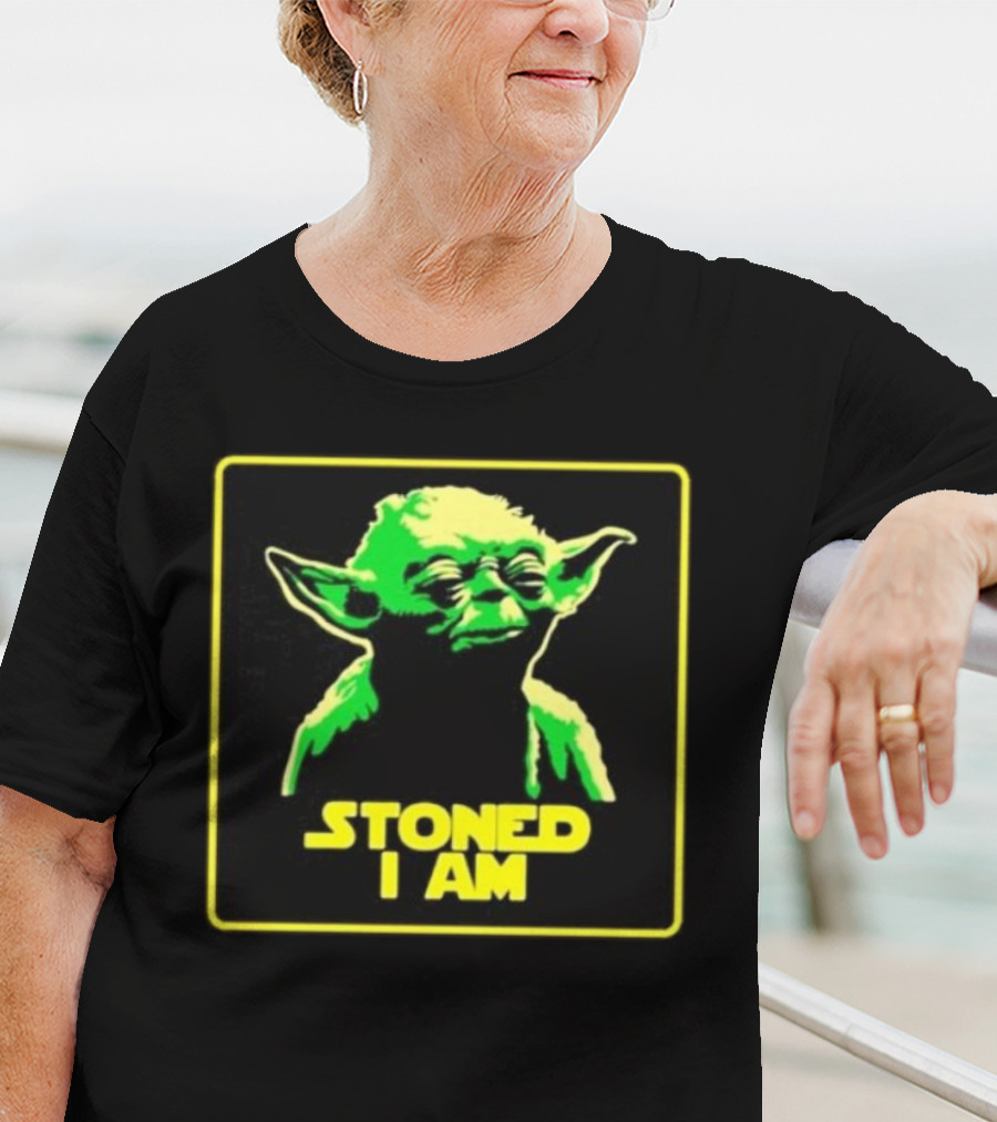 Star Wars Yoda Stoned I Am Jedi Master Meme T-Shirt