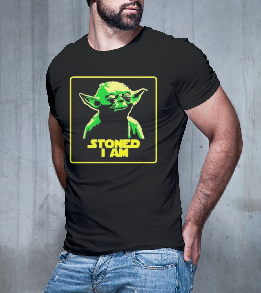 Star Wars Yoda Stoned I Am Jedi Master Meme T-Shirt
