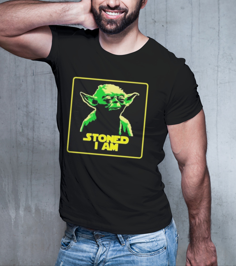 Star Wars Yoda Stoned I Am Jedi Master Meme T-Shirt