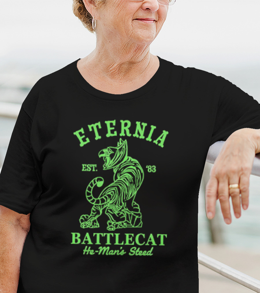Eternia Battlecat He-Man's Steed Est. '83 Retro 1980 Toy T-Shirt
