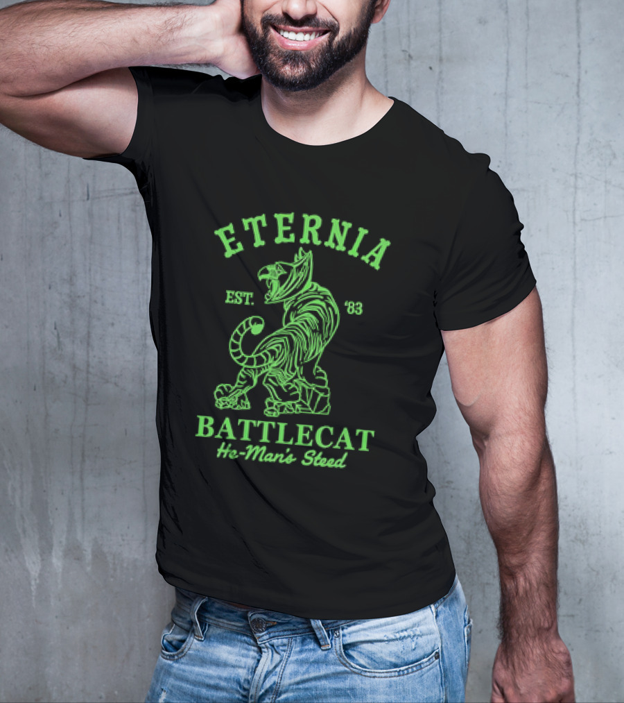 Eternia Battlecat He-Man's Steed Est. '83 Retro 1980 Toy T-Shirt