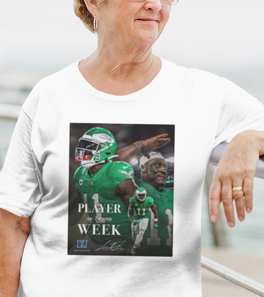 Arthur Juan Brown Philadelphia Eagles NFL Player Of The Week T-Shirt