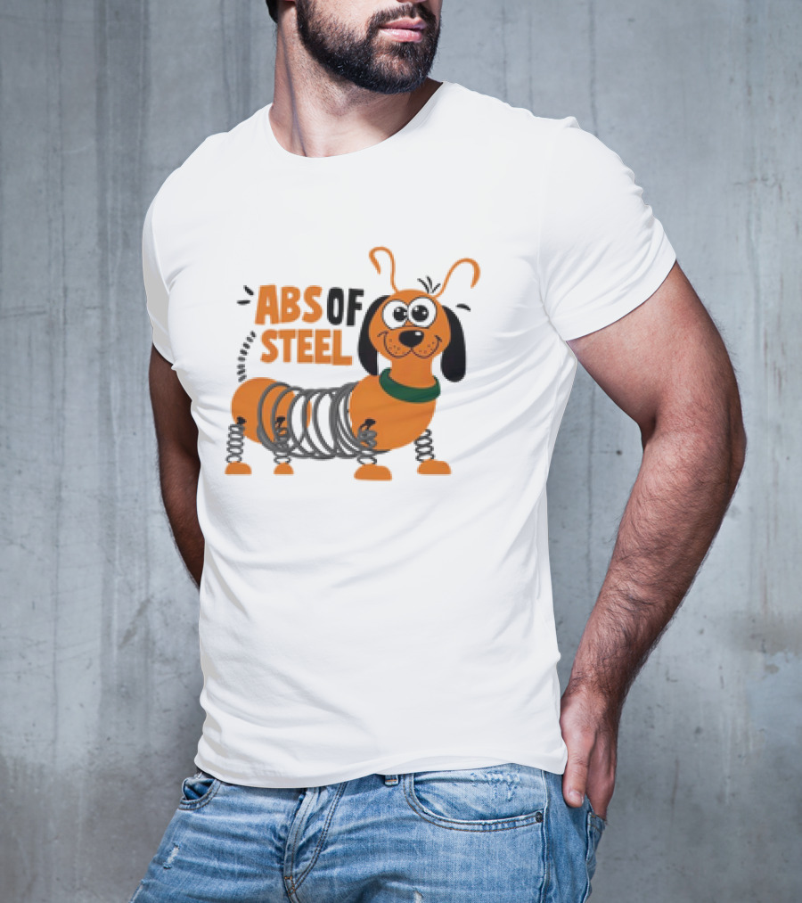 ABS Of Steel Dog Toy Story Slinky Dog T-Shirt