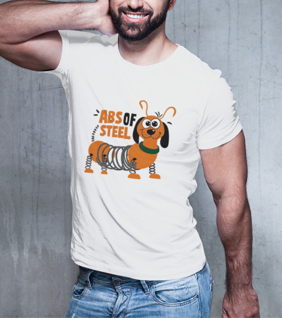 ABS Of Steel Dog Toy Story Slinky Dog T-Shirt