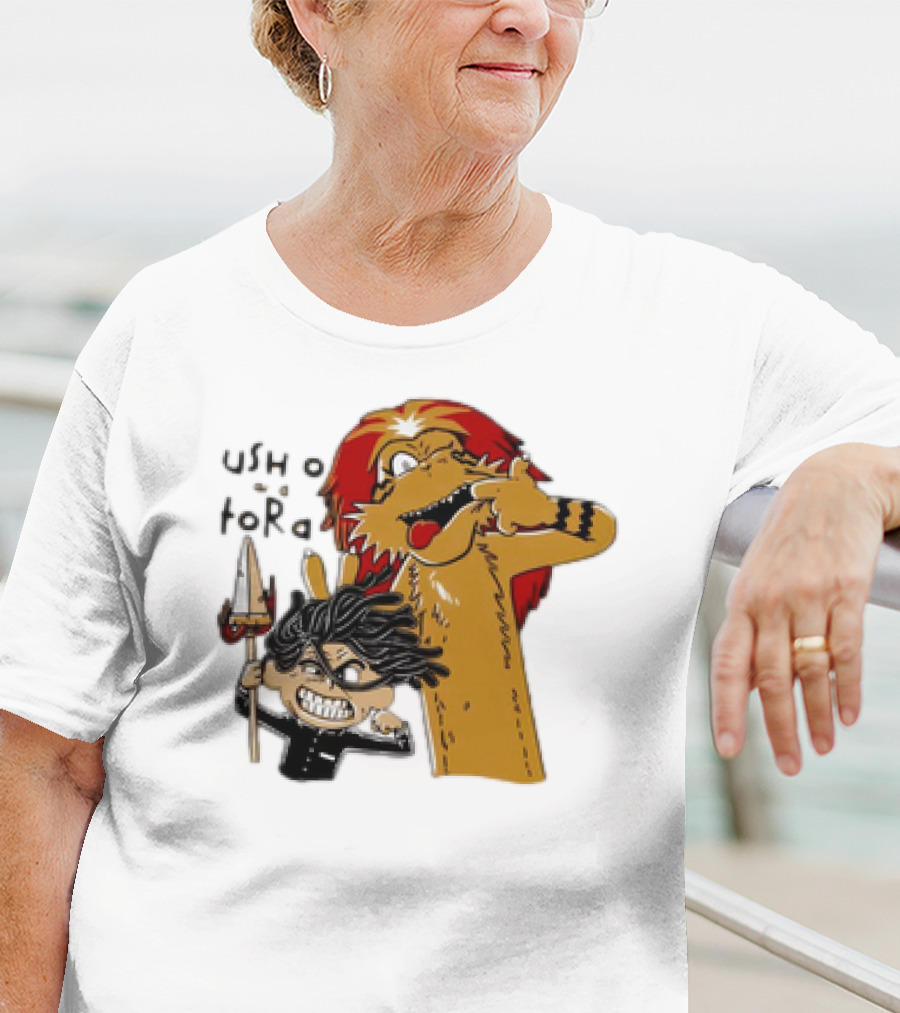 Ushio And Tora Calvin And Hobbes Mashup Tide And Tiger T-Shirt