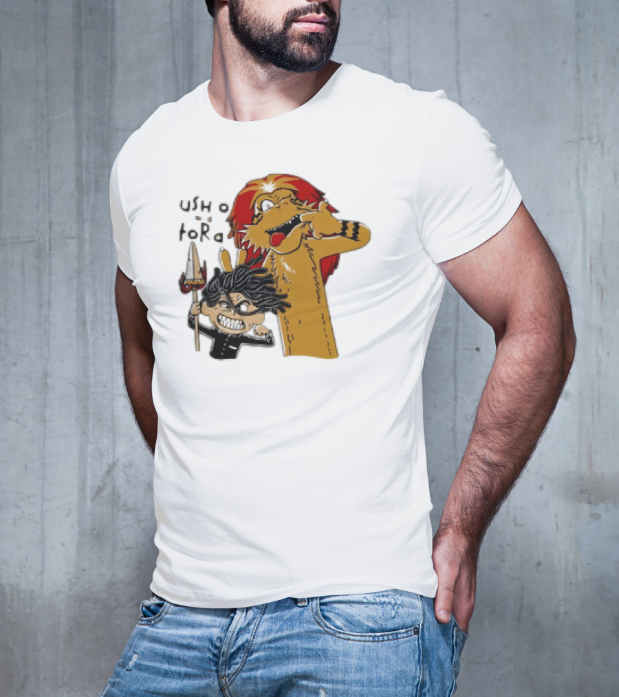 Ushio And Tora Calvin And Hobbes Mashup Tide And Tiger T-Shirt