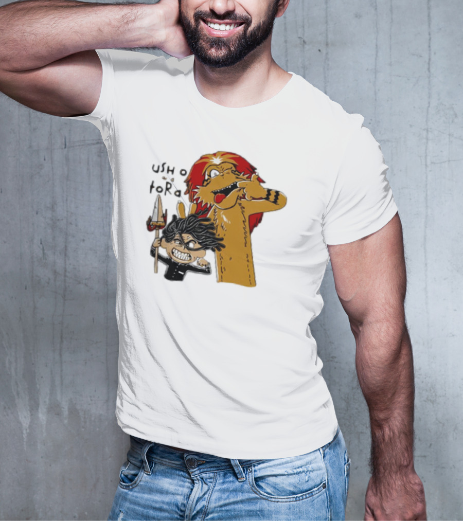 Ushio And Tora Calvin And Hobbes Mashup Tide And Tiger T-Shirt