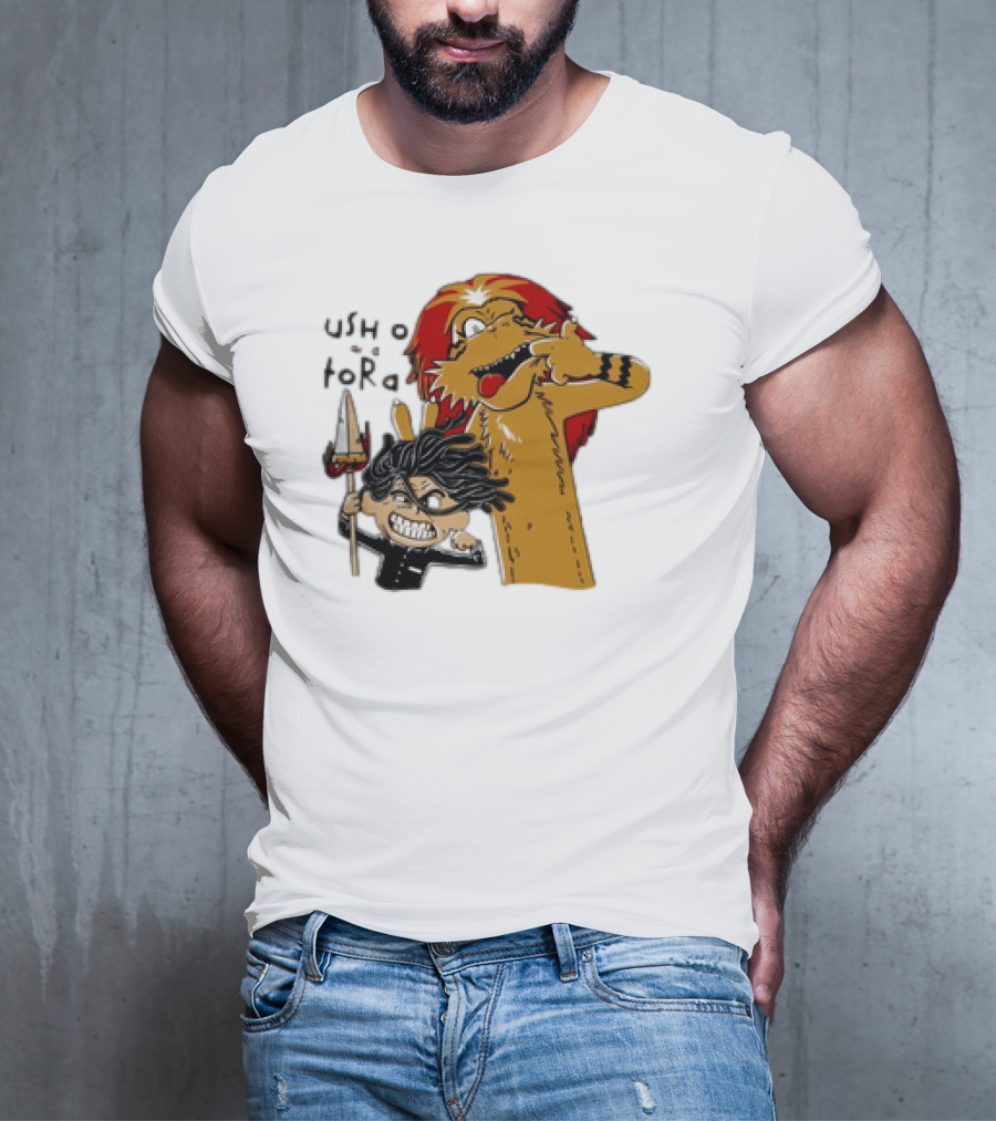 Ushio And Tora Calvin And Hobbes Mashup Tide And Tiger T-Shirt