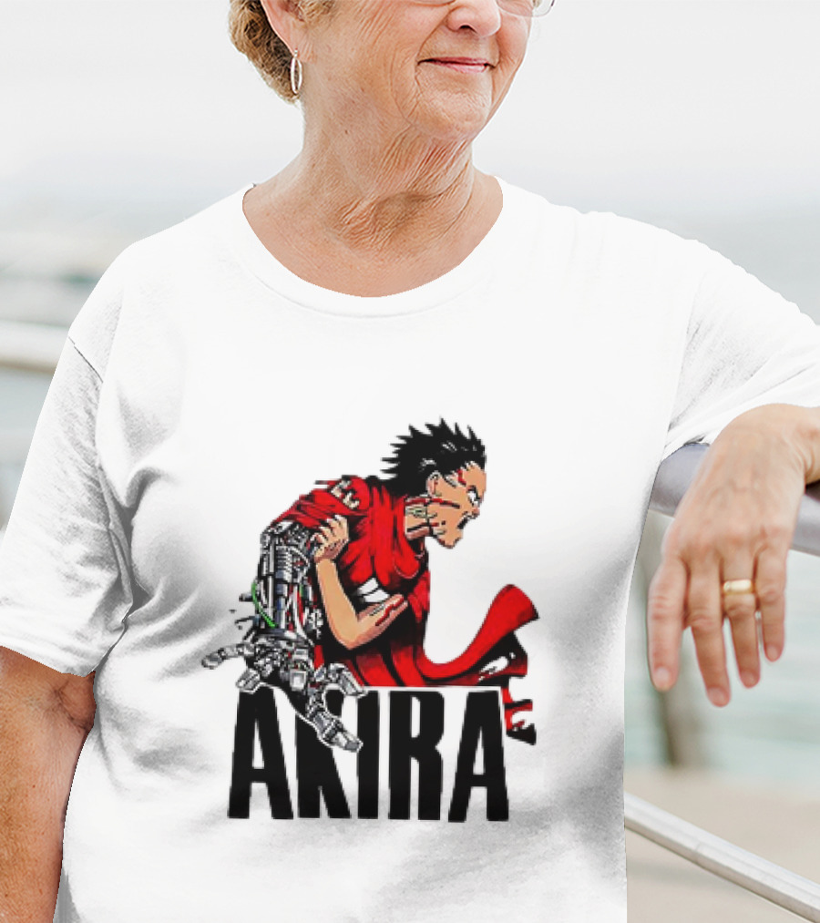 Akira Tetsuo Shima Cybernetic Arm Vintage 1980s Iconic Anime T-Shirt