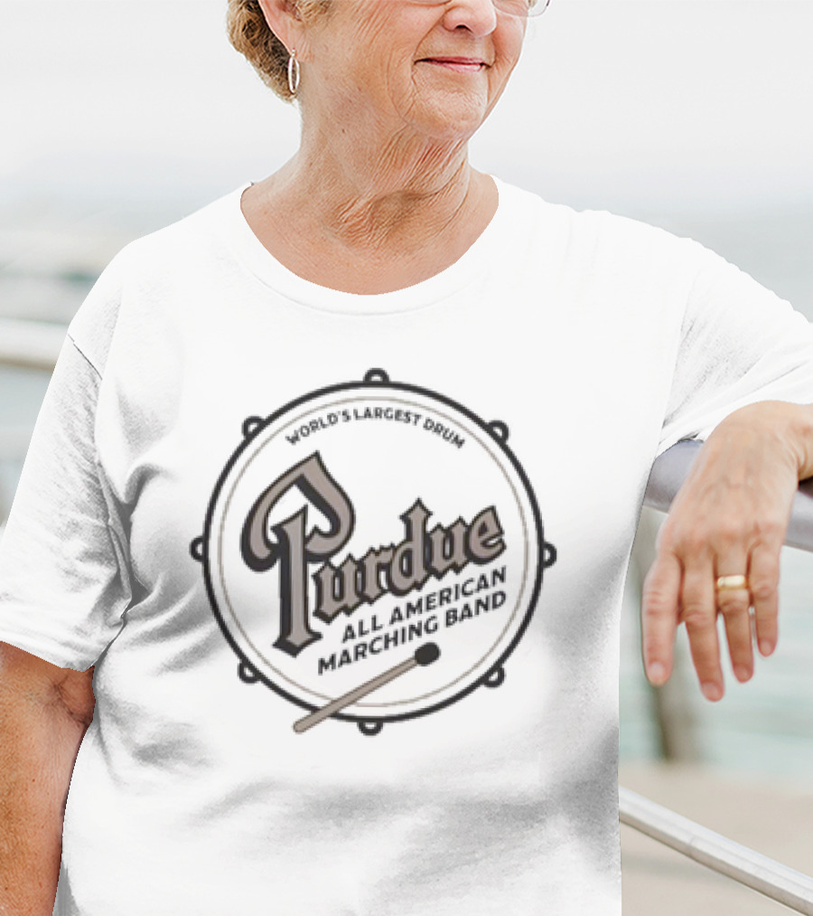 Purdue World's Largest Drum All American Marching Band T-Shirt