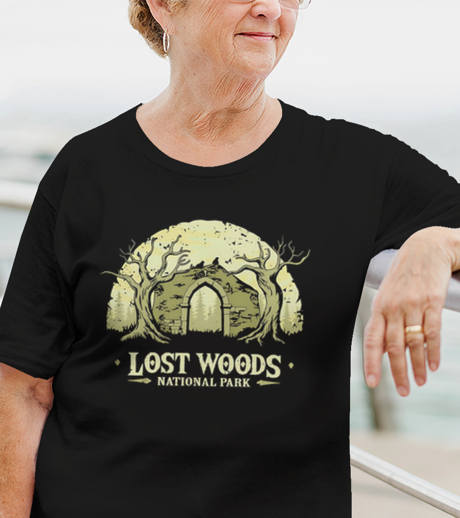 Legend Of Zelda Lost Woods National Park Adventure T-Shirt