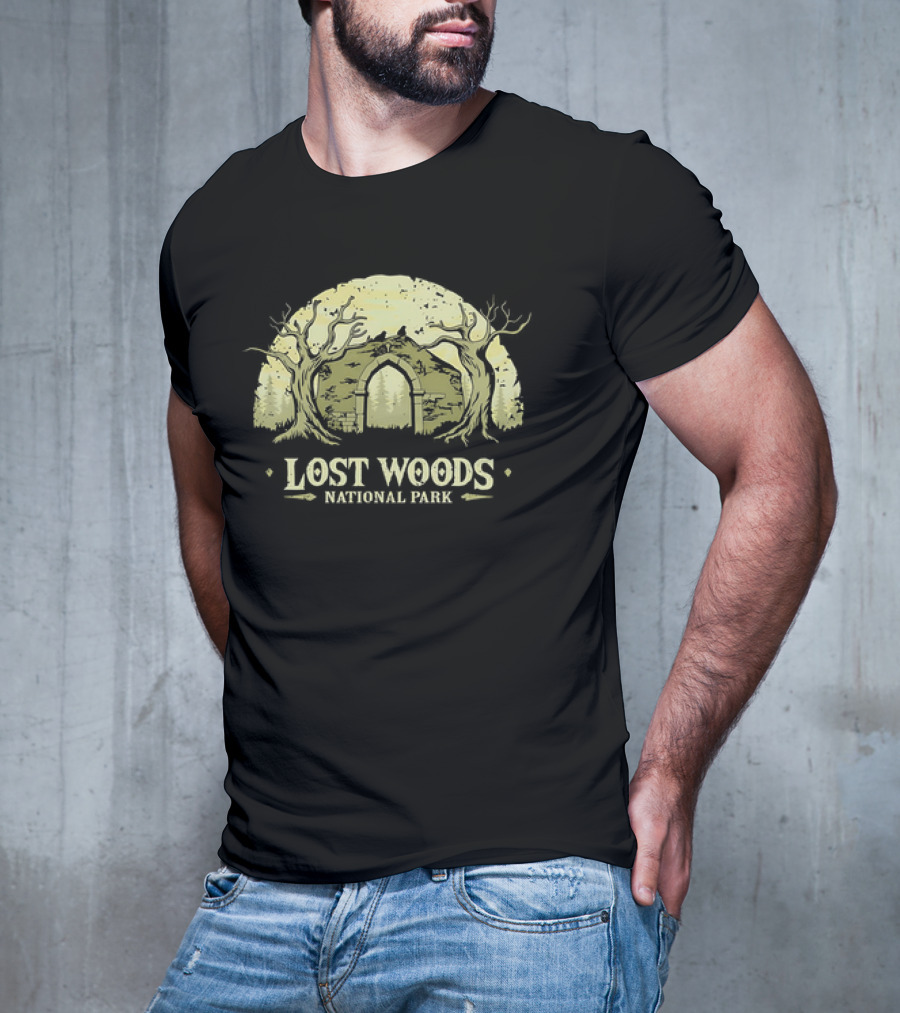 Legend Of Zelda Lost Woods National Park Adventure T-Shirt