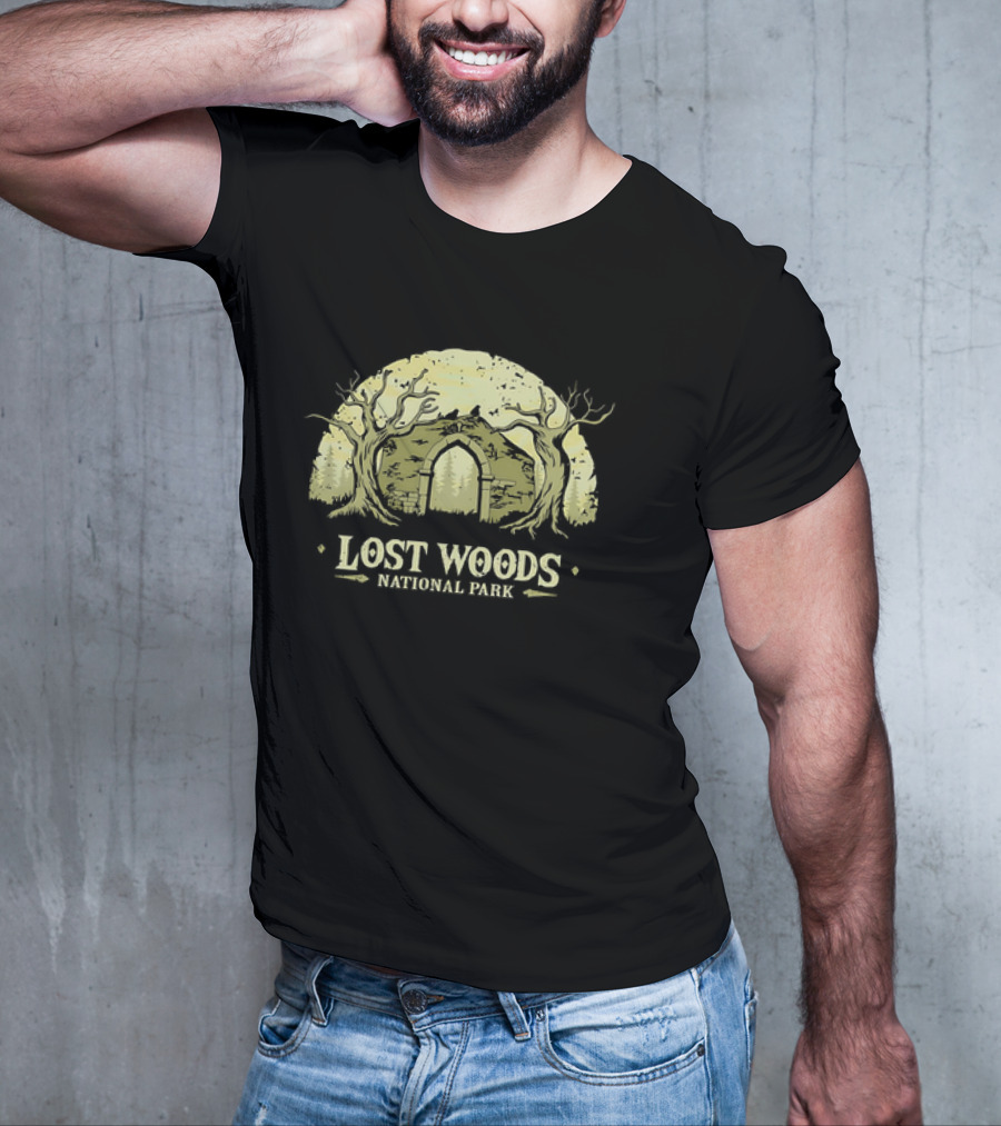 Legend Of Zelda Lost Woods National Park Adventure T-Shirt