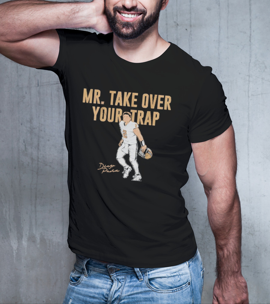 Diego Pavia Mr. Take Over Your Trap Football Player Number Two T-Shirt