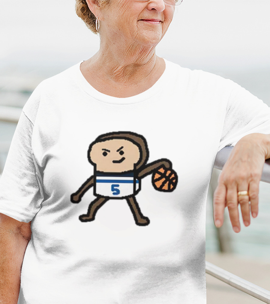 Anthony Breadwards NBA Paint Number 5 Basketball Character T-Shirt