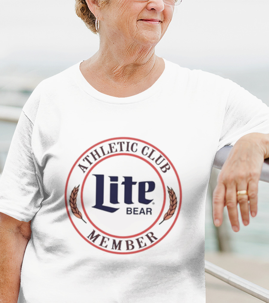 Athletic Club Lite Beer Bear Member T-Shirt