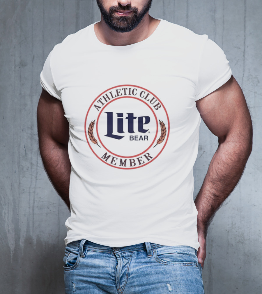 Athletic Club Lite Beer Bear Member T-Shirt