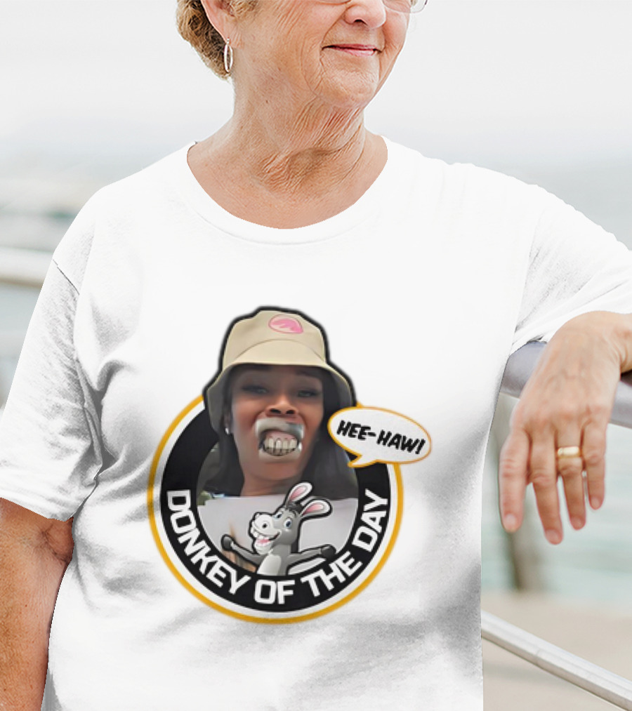Charleston White Yunties Hee-Haw Donkey Of The Day T-Shirt