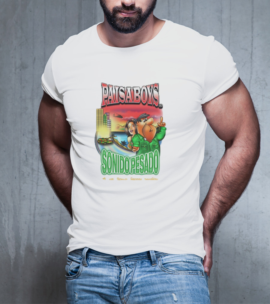 PAISABOYS SONIDO PESADO Al Mal Tiempo Buenas Cumbias T-Shirt
