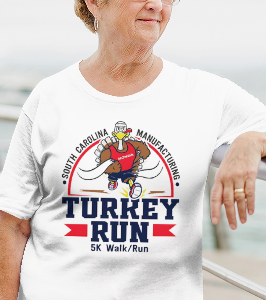 South Carolina Manufacturing Honda Turkey Run 5K Walk/Run T-Shirt
